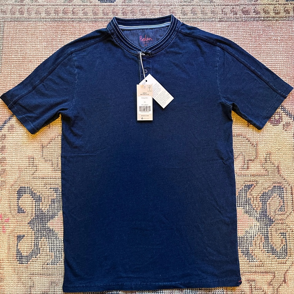 Boden Men’s Short Sleeve Henley